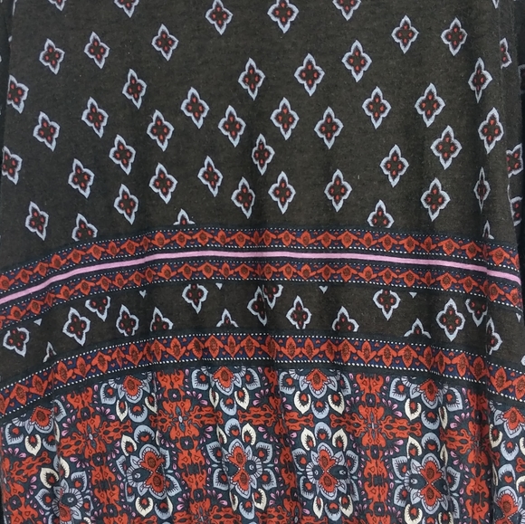 FREE PEOPLE Macra Maze Me Fringed Peasant Top XS - Picture 14 of 16